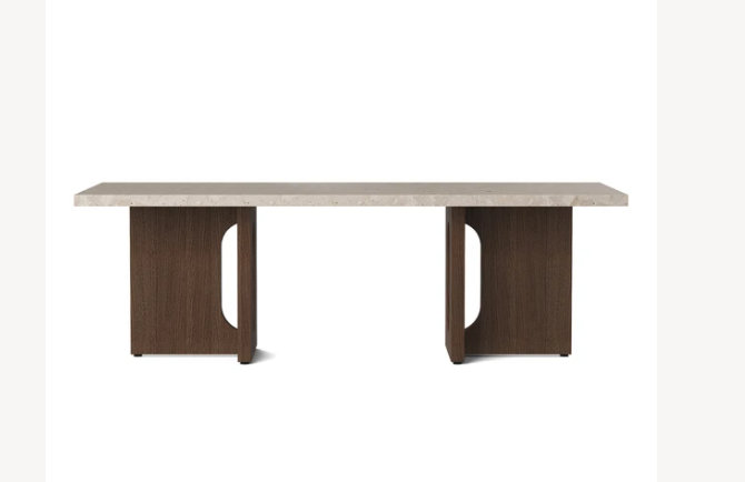 Androgyne Lounge Table, 120x45 cm, Dark Stained Oa