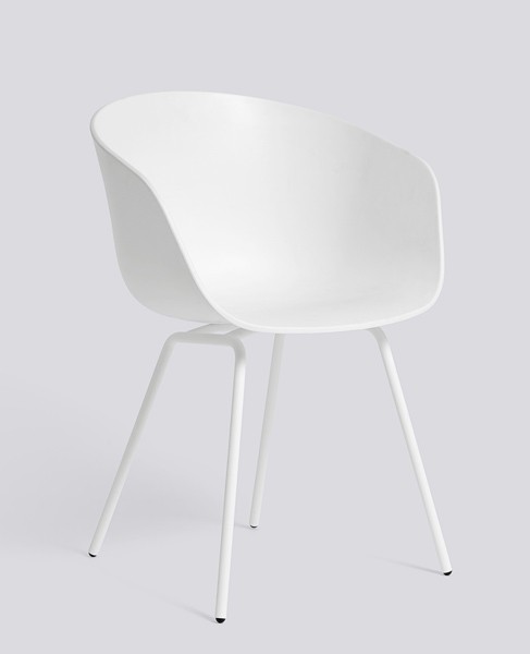 About a Chair AAC 26 hvite stålben / hvitt skall.