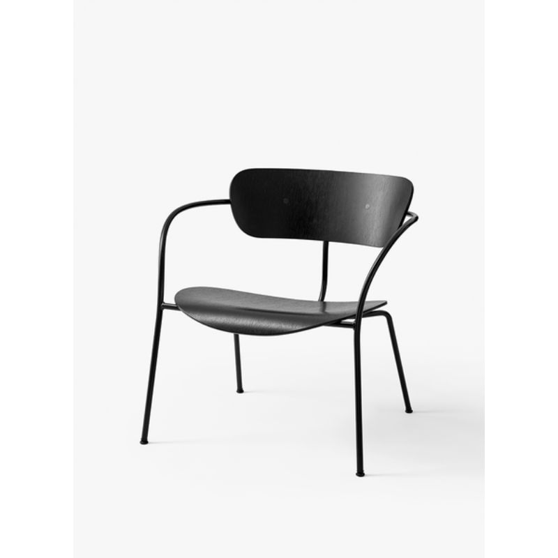 Pavilion Lounge Chair AV5, With Armrest, Black Bas