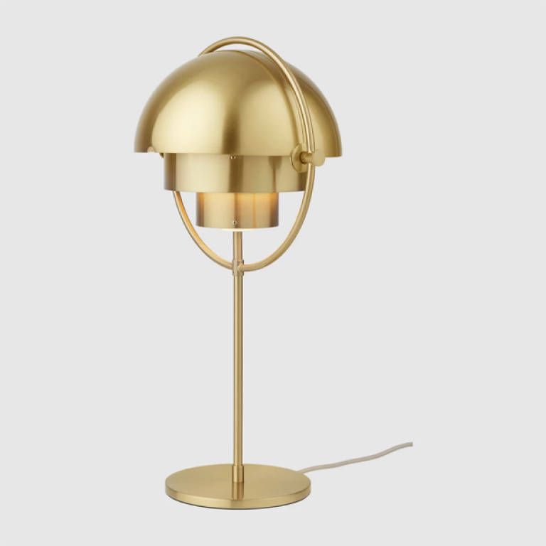 Multi-Lite Table Lamp, Brass base, UK (Shiny Brass