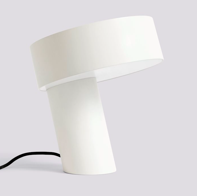 Slant bordlampe, White