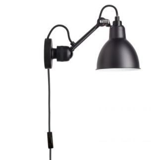 Lampe Gras N304 Sort med kabel