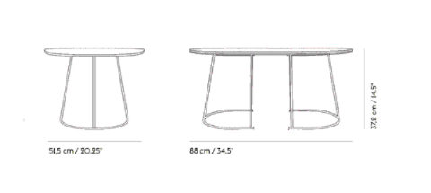 Airy Coffee Table / Medium GREY
