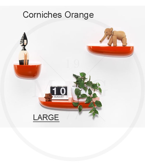Corniche large, orange