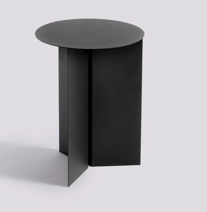 Slit Table Round High Ø35 x H47.Black
