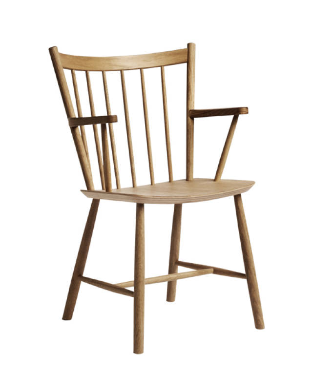 J42 Chair Oak J-Series,Water-based lacquered oak