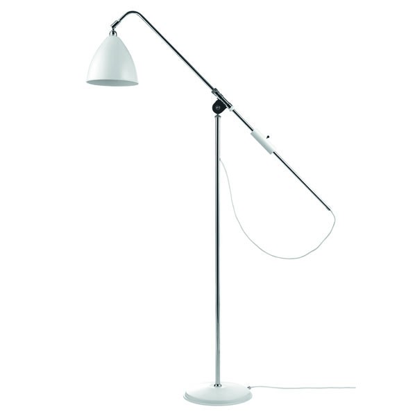 BL4 Floor Lamp - Ø21 (M), Chrome base, EU (Soft Wh