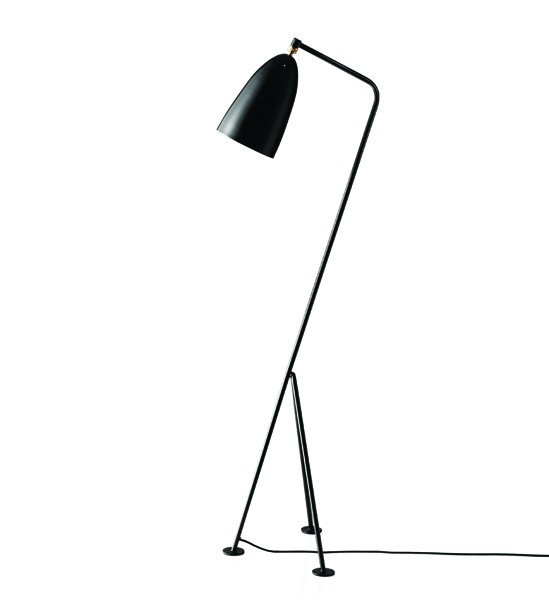 Gräshoppa Floor Lamp, KR (Black Semi Matt)