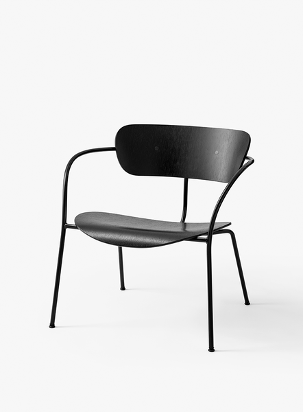 Pavilion Lounge Chair AV5, With Armrest, Black Bas