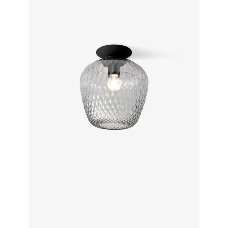 Blown Ceiling Lamp SW5, Silver