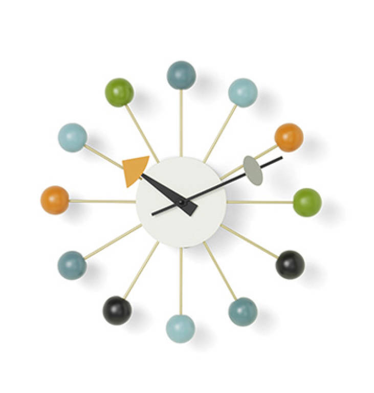Ball Clock multicoloured